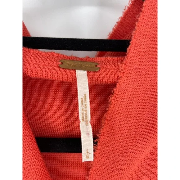 Free People Wool & Cotton Hooded Sweater Jacket Size L - Picture 4 of 6